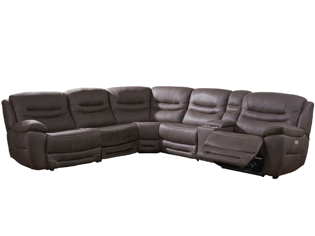 Elite leather sectional discount